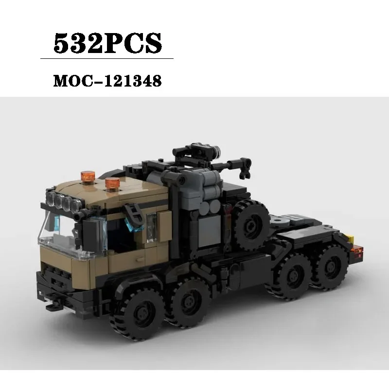 

Building Block MOC-121348 Semi Trailer Truck Assembly Model 532PCS Boys Puzzle Education Birthday Christmas Toy Gift Ornaments