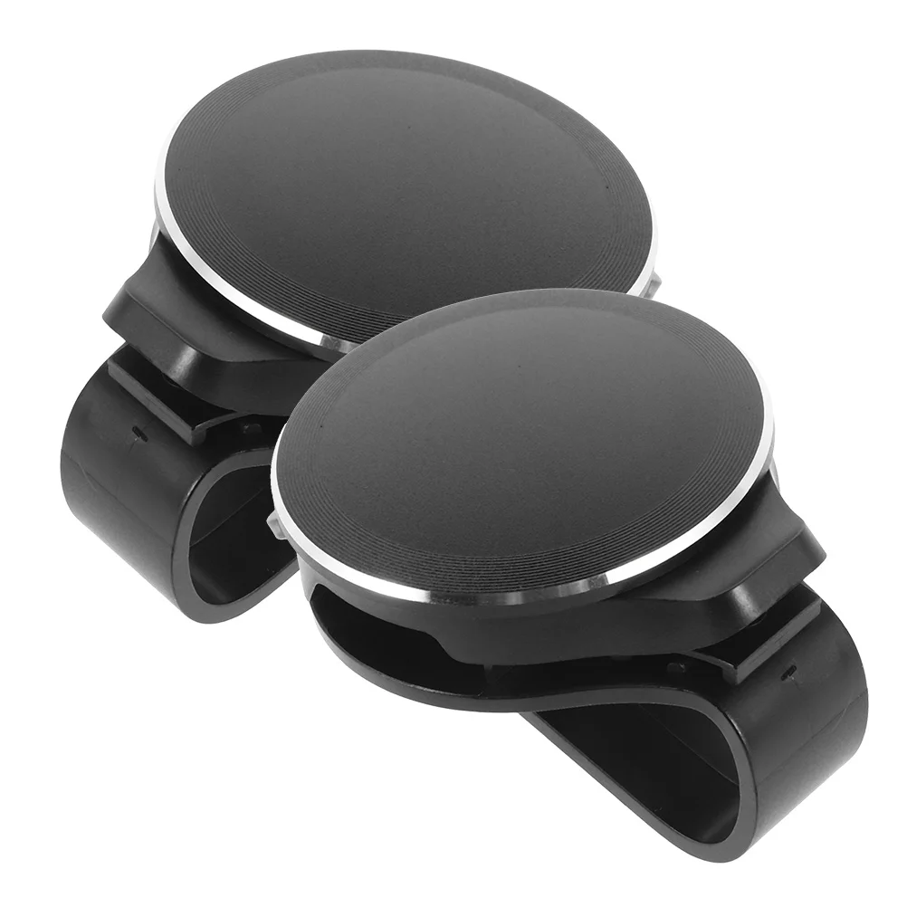 

2pcs Aluminum Alloy Car Visor Sunglasses Holder Multifunctional Eyeglasses Clip for Driver Passenger Seat Space Saving Durable