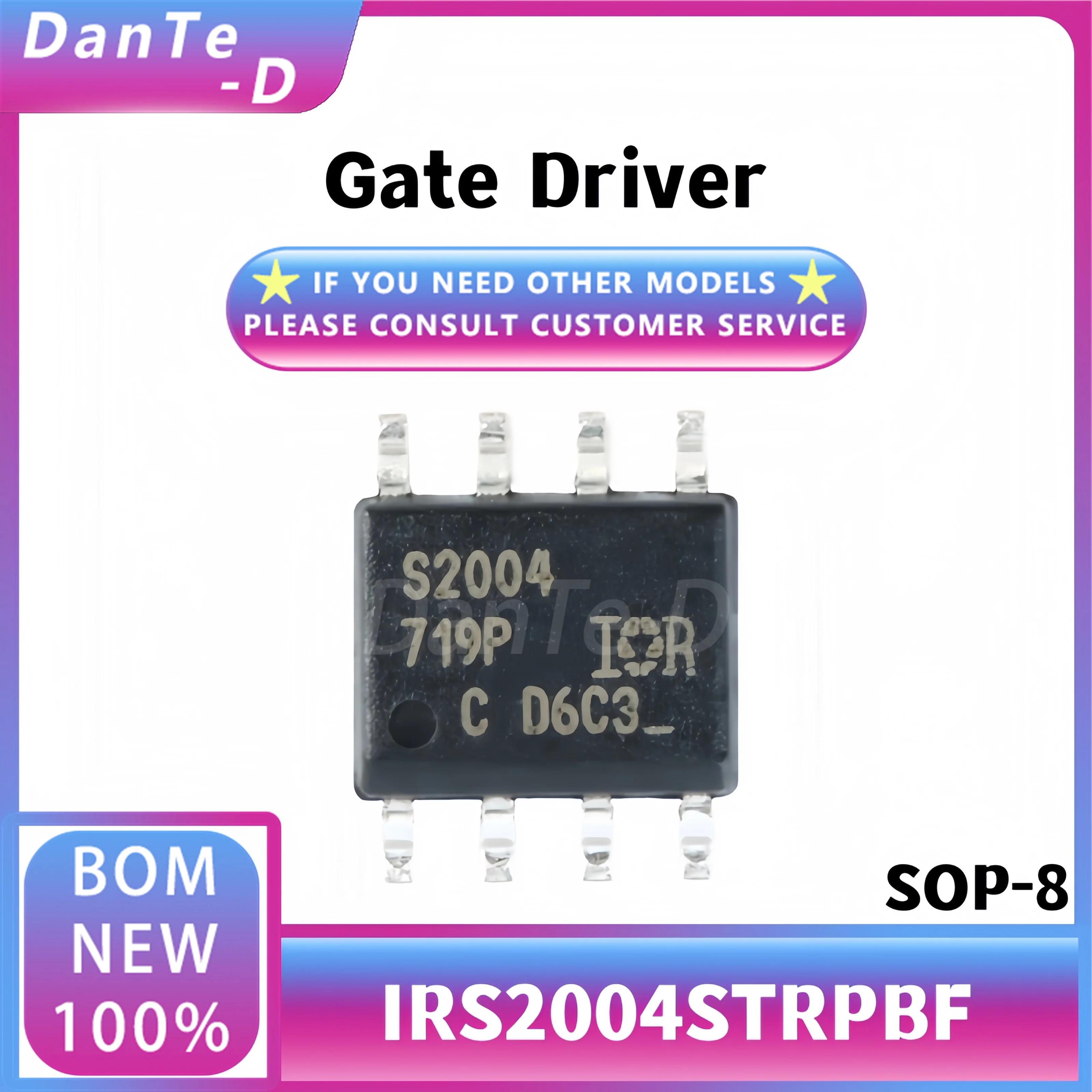 IRS2004STRPBF SOP-8 200V half-bridge gate driver IC chip New original authentic