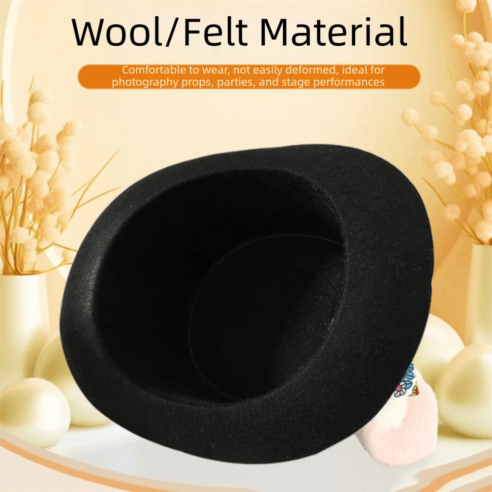 

Favors Black Color Easter Hat Dress Up Role Play Top Hat Stage Performance Cosplay Party Favors Party Event