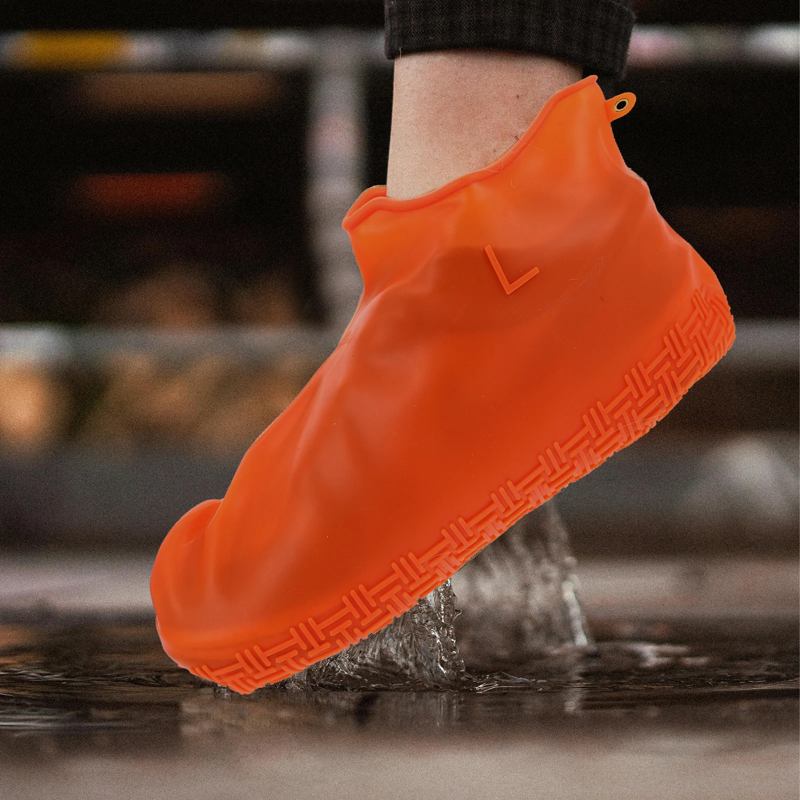 

1 Pair Waterproof Shoe Covers Durable Anti-Slip Overshoes For Mud Rain Snow Protection Outdoor Travel Camping Hiking Lightweight