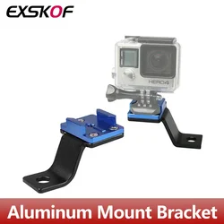 Motorcycle Aluminum Mount Bracket Bike Base For GoPro Hero 13 12 11 10 9 8 insta360 X2 X3 X4 DJI Osmo Action Camera Accessories