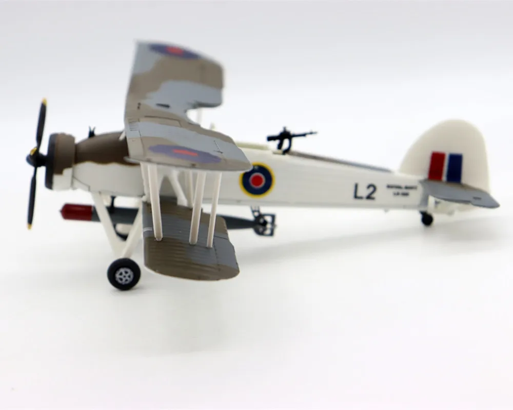 NEW 1/72 Fairey Swordfish Biplane 1942 UK WW2 Airplane Fighter Model Collection Aircraft Gifts in Stock