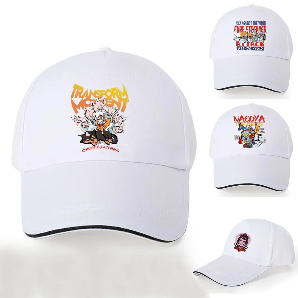 Summer Men Casual Sports Hiking Baseball Cap Autumn Women Streetwear Hip Hop Caps Mask Printed Outdoor Golf Hat Visors Sun Hats