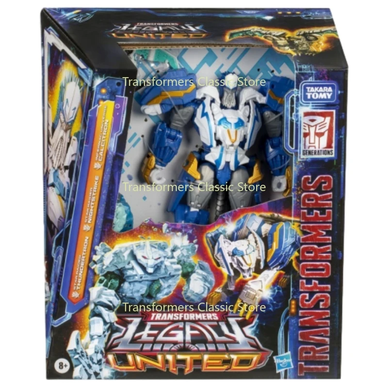 Auf Lager klassisches Erbe United Leader Class Star Raider Thunder tron Nachtschlag Calc itron Cybertron Autobots Action figuren