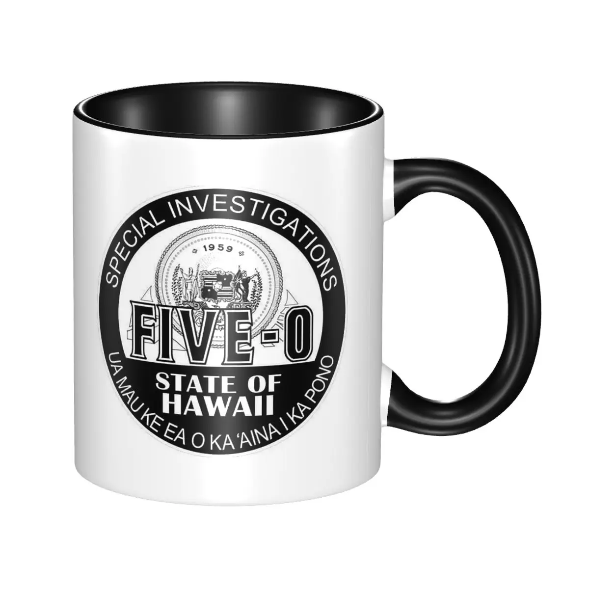 

Hawaii Five 0 Team Mug Funny Ceramic Coffee Cups Tea Mugs Milk Cup Drinkware Gifts for Woman Man