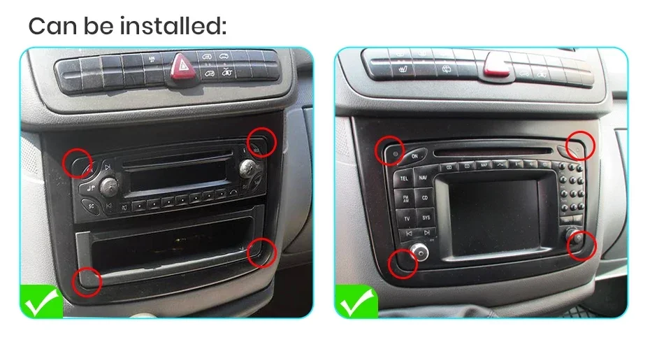 Junsun AI 4G LTE Wireless CarPlay Android Auto Autoradio für Mercedes Benz Vito W639 Viano 2003-2015 Intelligente Systeme Stereoanlage – Detail 2