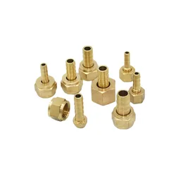 Brass 5/6/8/9/10mm Hose Tube Connector To 1/8