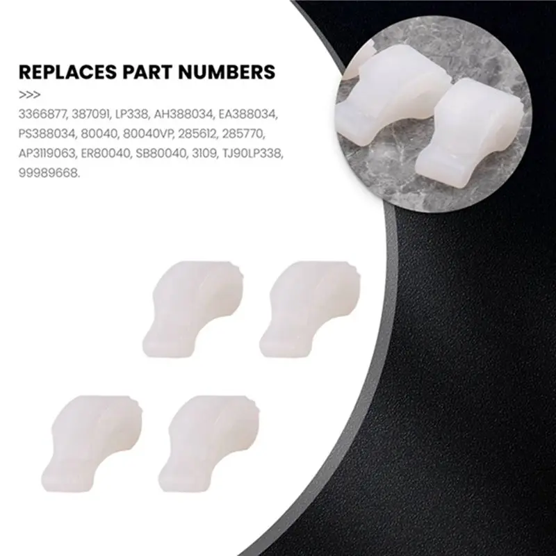 72X 80040 285612 Washer Agitator Dogs Replacement Kit Exact Fit For Whirlpool & Kenmore Washers - Replaces 285770-AT36
