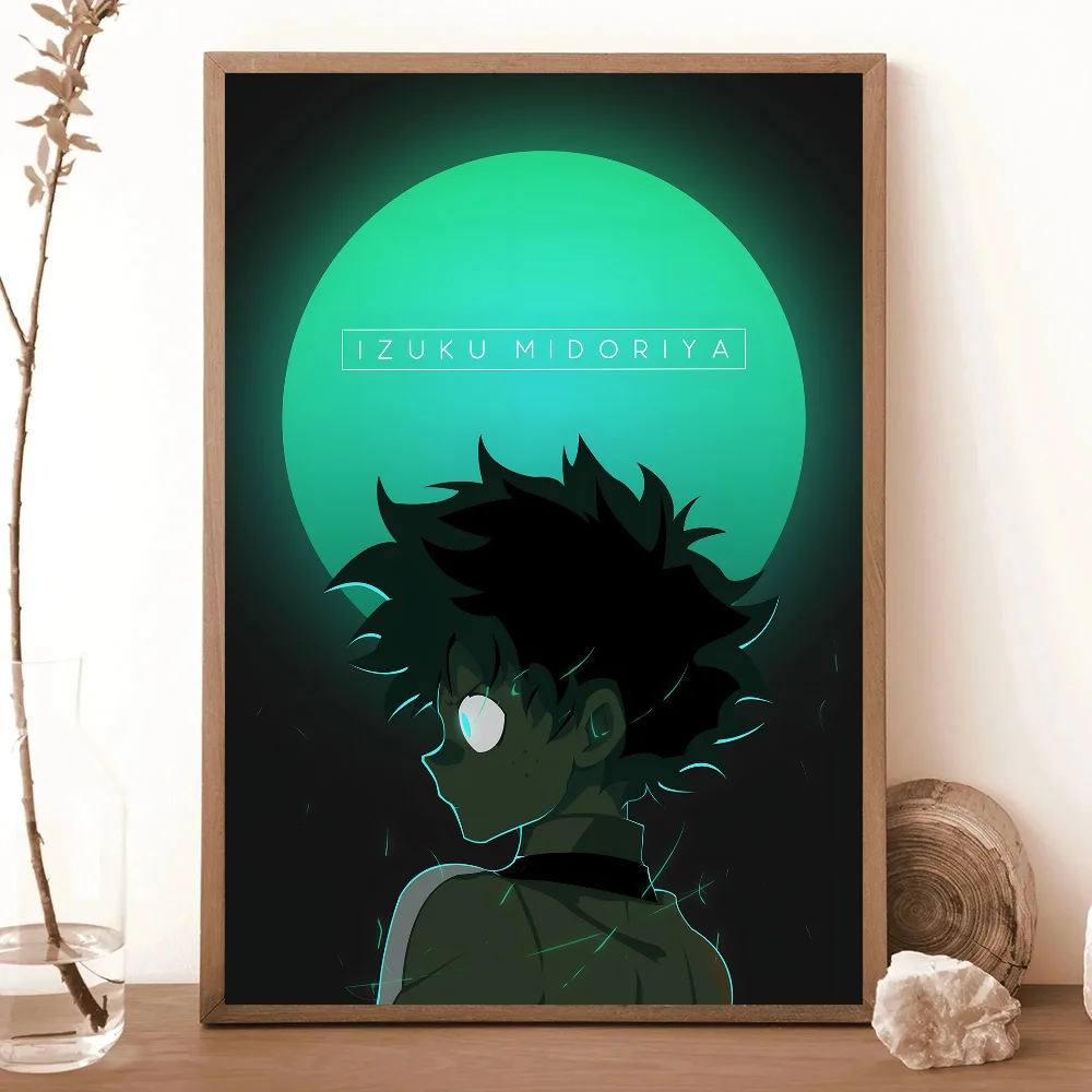 ملصق فني ذاتي اللصق للأكاديمي ، Midoriya Izuku ، مقاوم للماء ، ملصق ورقي ، قهوة ، منزل ، بار ، غرفة ، ديكور حائط #6