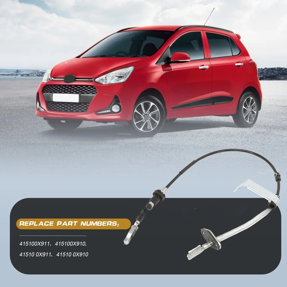 

For Hyundai i10 Clutch Cable Replacement 415100X911 for 1.0L 1.2L 1.2i Petrol Hatchback 2007 to 2017 OEM Match