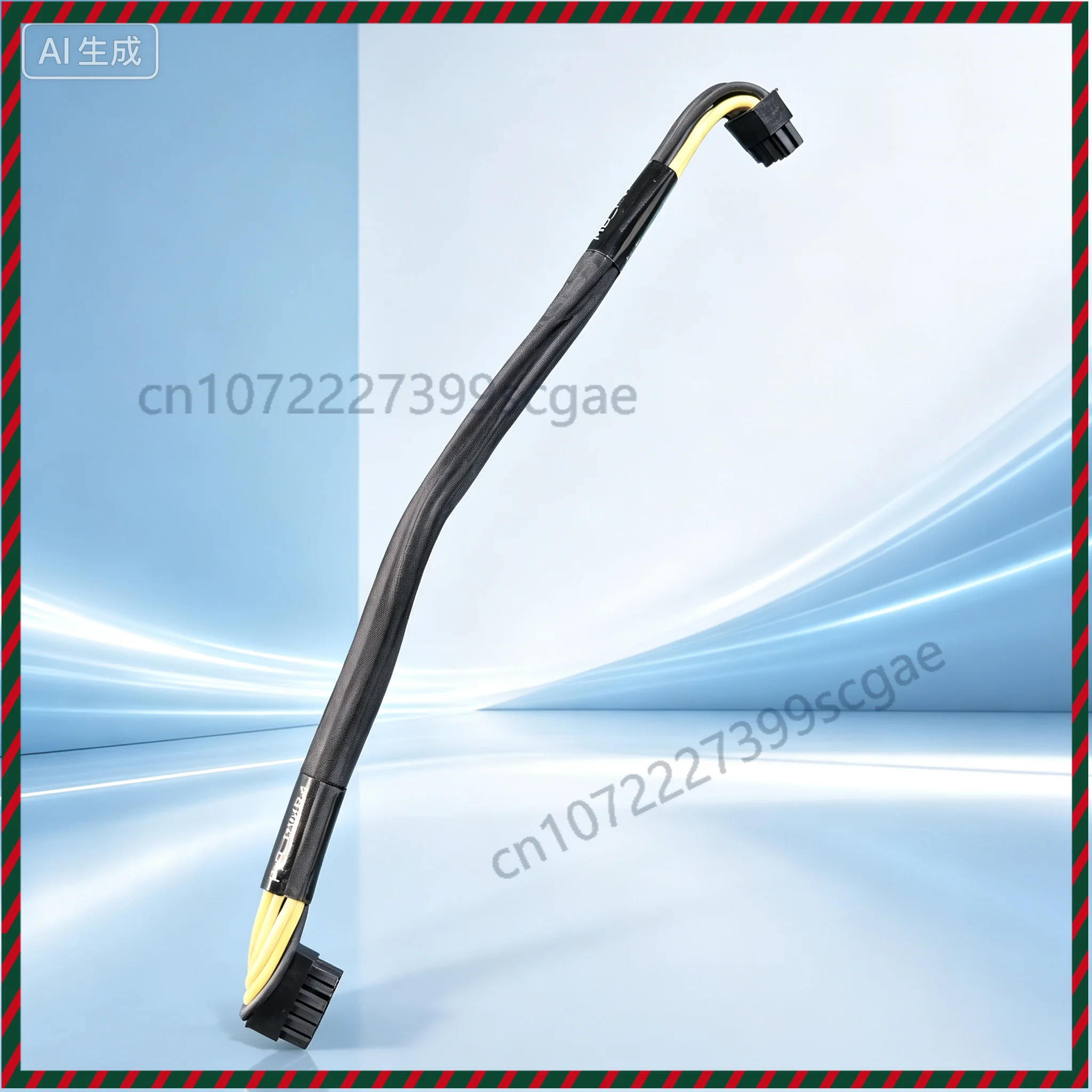 Replacement 12-Pin GPU Main Board to RISER Cable for Dell Poweredge R840 DJ25F