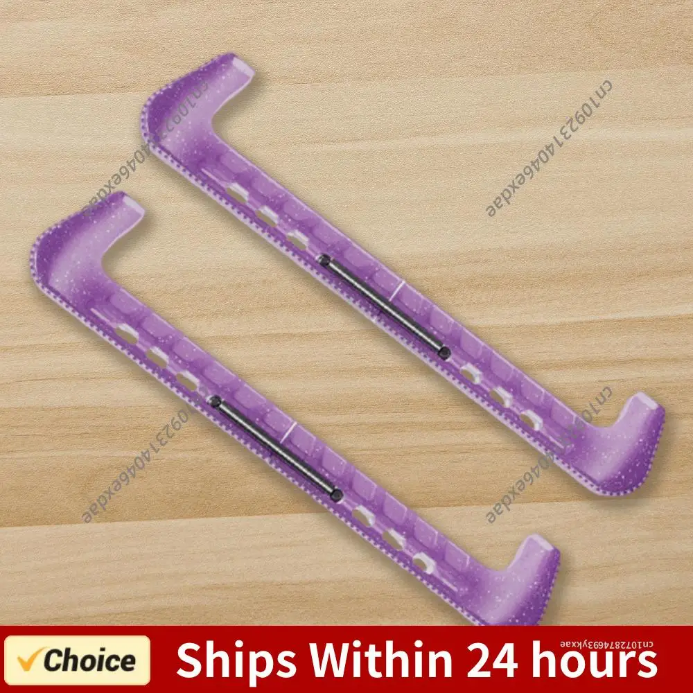 

Speed Skating Hard Protect Sleeve Adjustable Crystal Jelly Color Blades Guards Anti-Slip Universal Fit for Adults & Kids