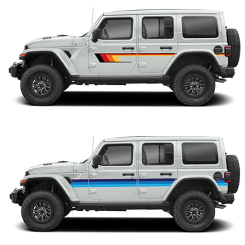 

Car Vinyl Stickers FOR Jeep Wrangler JL 4doors body Customized modification sports fashionable decal