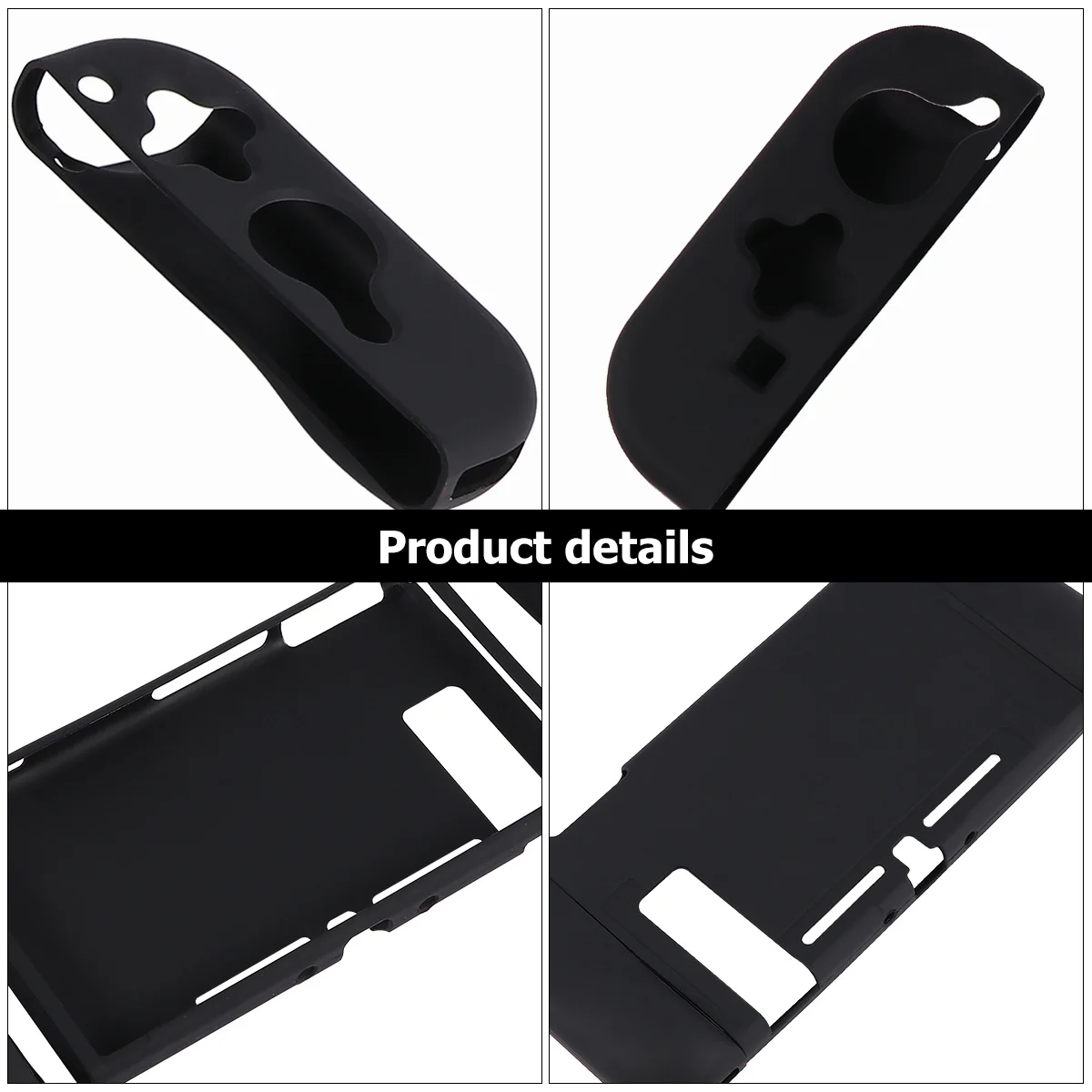 

Compact Tpu Protective Case for Switch Black Durable Wear-Resistant Shockproof Lightweight Portable Comfortable Hold