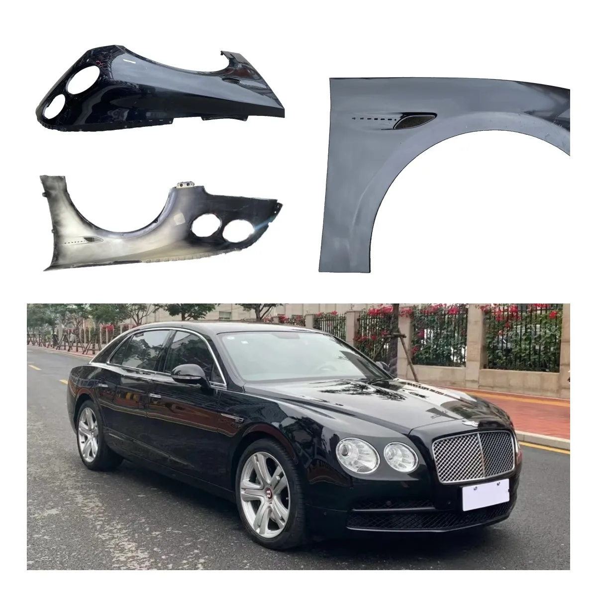 FRONT FENDER AUTO CAR SPARE PART WING FOR 2014 Bentley Flying Spur