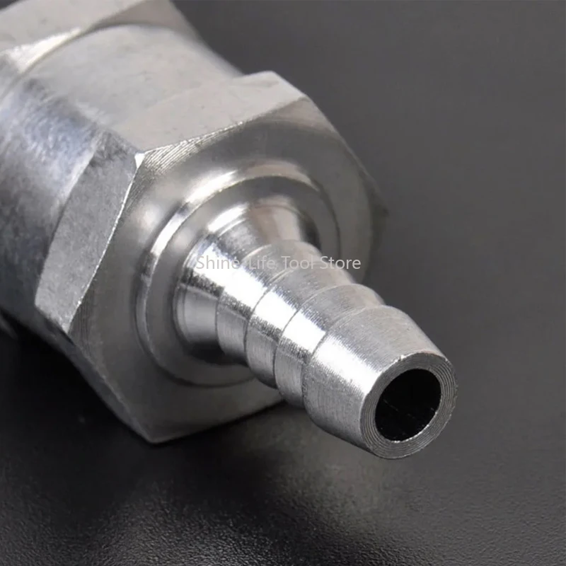 SL Aluminium Alloy Fuel Non Return Check Valve 6/8/10/12/14/16mm Fuel Line Way Fuel Check Valve Aluminium Anti-corrosion