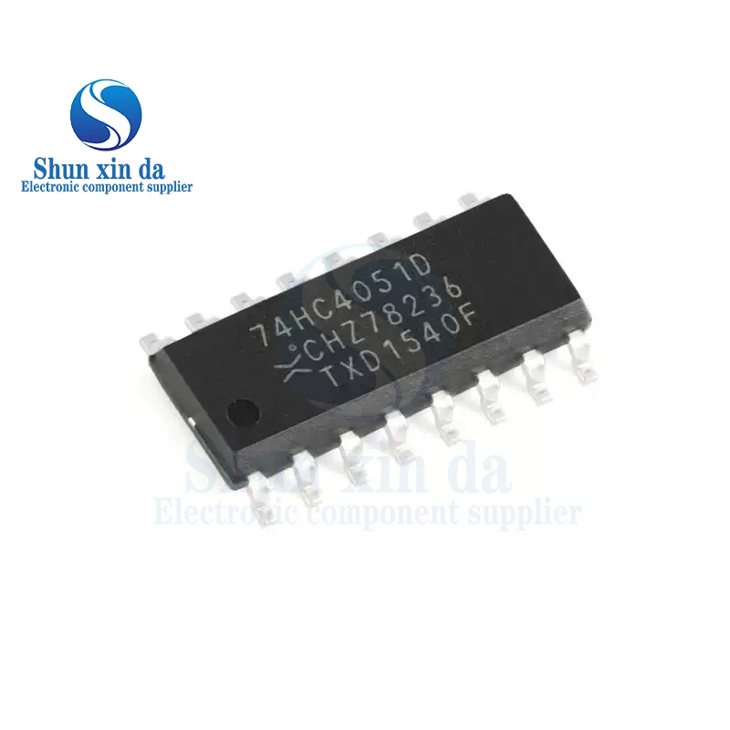 10PCS 74HC4051D 74HC4051 SOIC-16 Encoders Decoders Multiplexers Demultiplexers LOGIC IC SERIESSINGLE SMD IC 74HC4051D,653