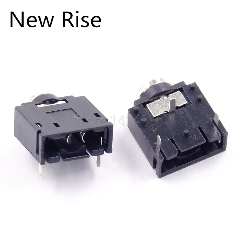 10PCS PJ-307 PJ307 3.5mm 3 Pin Mono Channel Jack Socket Audio Jack Connector PCB 3F07 Headphone Socket