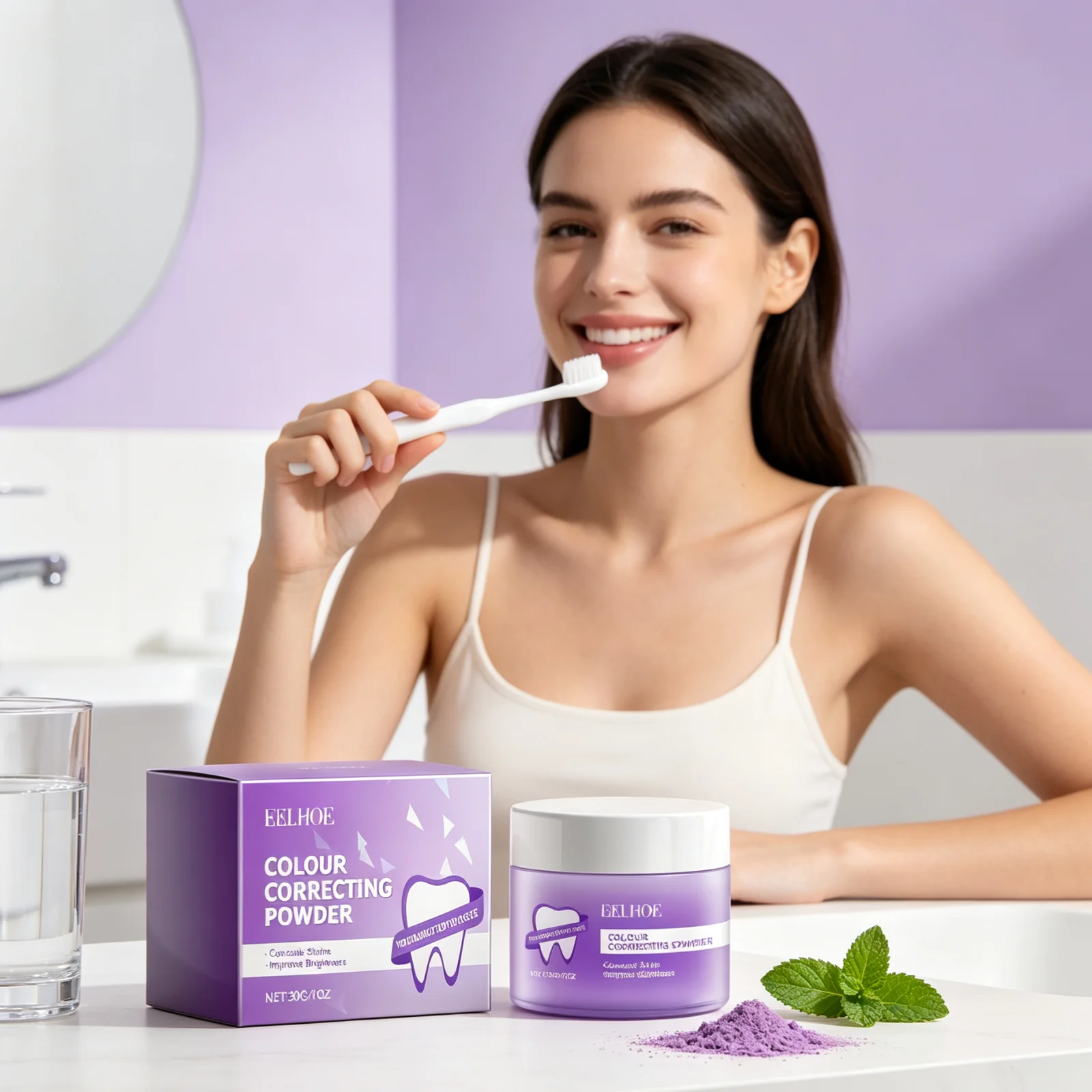 Teeth Whitening Xylitol - مسحوق تبييض الأسنان من EELHOE للتنظيف