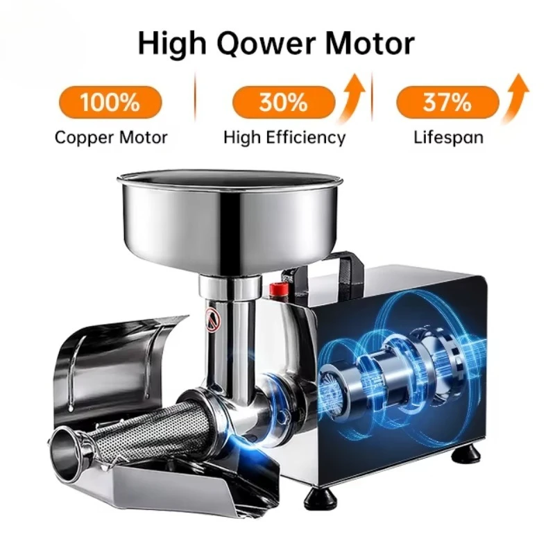 Elektryczna wyciskarka do pomidorów ze stali nierdzewnej 450W JM-1C, wyciskarka do marmolady mango (do domu, restauracji i handlu detalicznego) - sprzedaż bezpośrednio od producenta