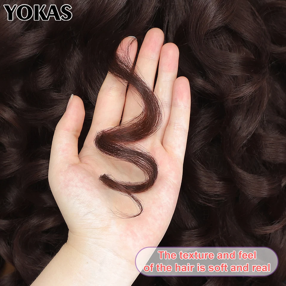 24 Inch Synthetic Lace Front Wigs For Black Women Curly Afro Lace Wigs for Afro Women Chocolate Brown Lace Front Wigs For Woman