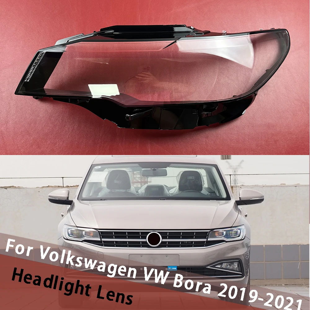 

For Volkswagen VW Bora 2019 2020 2021 Plexiglass Transparent Mask Lampshade Headlight Shell Headlamp Housing Lamp Cover Lens