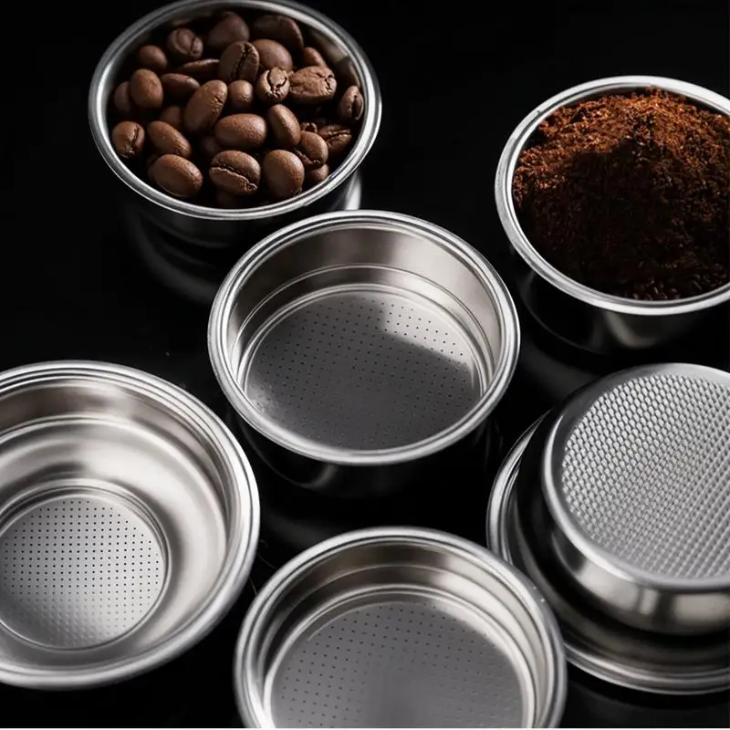 1Pcs 51/54mm 1-Cup 2-Cup Filter Replacement Filter Basket For Coffee Bottomless Portafilter Barista Espresso Accessories