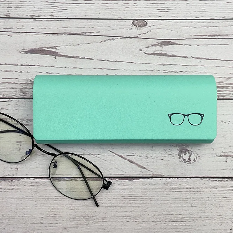 PU Leather Glasses Case Women Sunglasses Myopia Presbyopia Storage Box Portable Anti-Pressure Eyeglasses Accessories