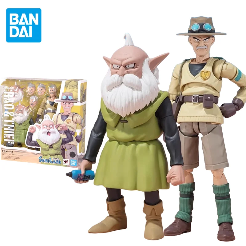 Bandai Original SAND LAND Anime Figure SHFiguarts RAO&THIEF Action Figure Toys for Kids Gift Collectible Model Ornaments