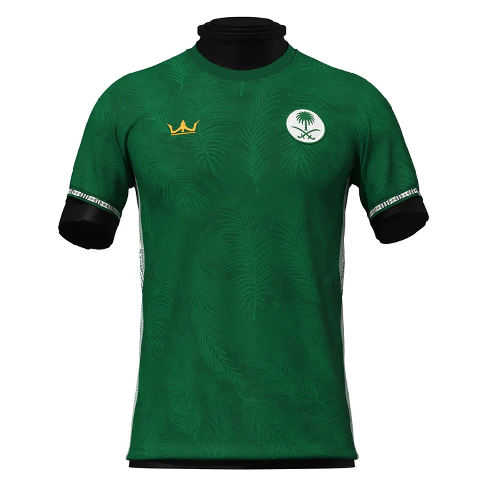 2024 Hot Selling Saudi Arabia Limited Edition Mens Football Shirt Youth Training Soccer Short Sleeve Uniform Breathable Jersey