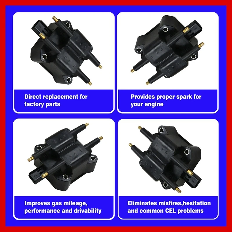 Ignition Coil Pack For Chrysler Dodge Jeep Mitsubishi 56032521AB UF189 UF403 C1136