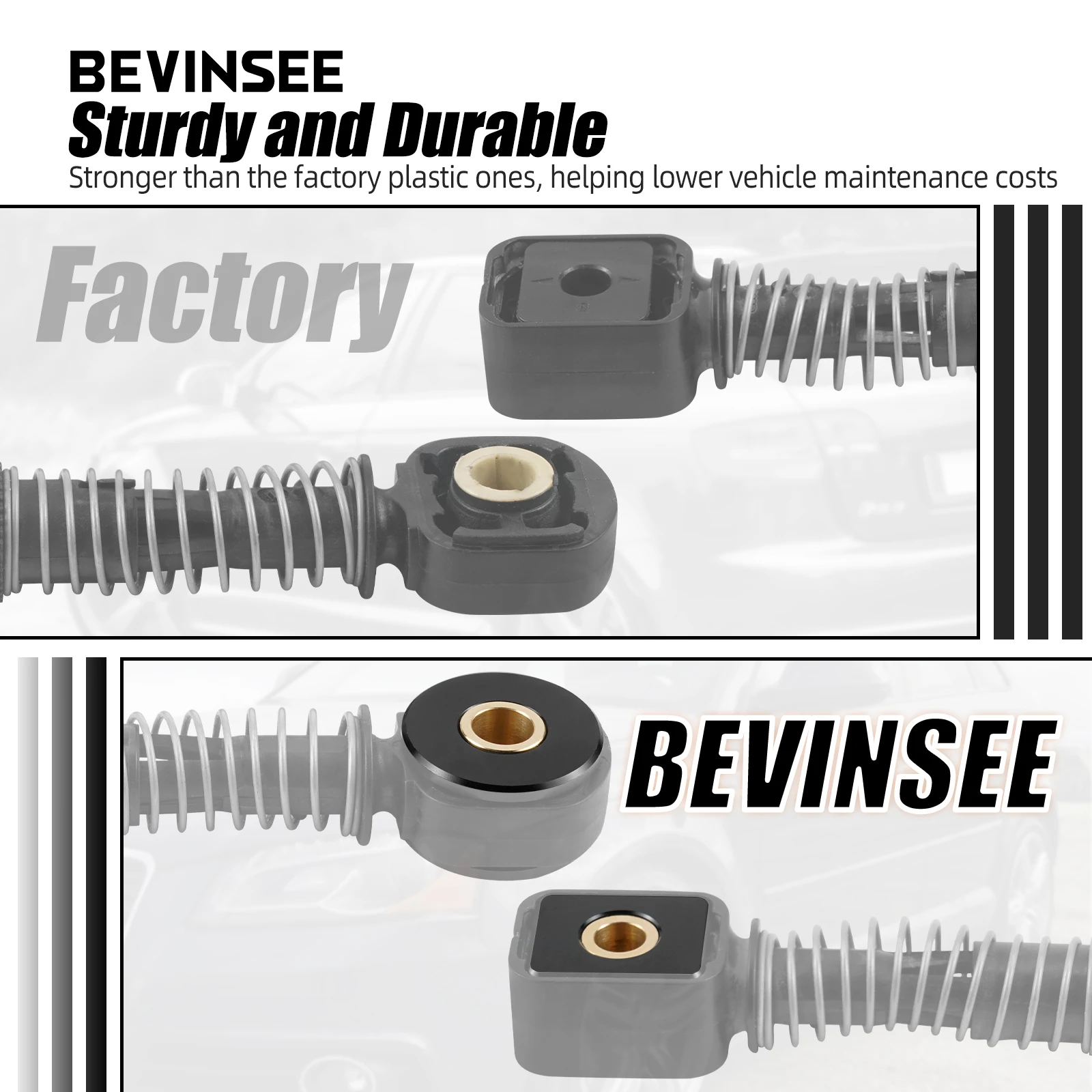 BEVINSEE Kit de bujes de palanca de cambios para caja de cambios manual de 6 velocidades MQ350, para Audi A3 2.0T, para VW para MK6 MK7 Golf GTI 2.0T para Passat