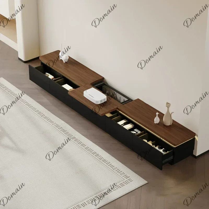 BXY Unique Designer Tv Stands With Drawers Minimalist European Retro Tv Stands European Retro Meubles Télévision Furniture Home