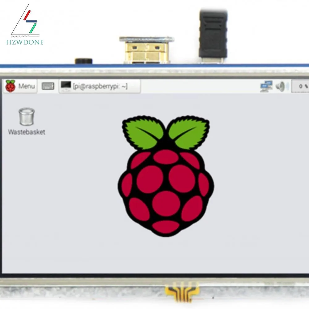 5 Inch Raspberry Pi Screen Touchscreen 800x480 TFT LCD Display HDMI Interface for Raspberry Pi 4B 3B 2B BB Banana Pi