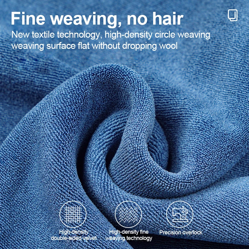 Microfiber Cleaning Towel – Thicken Soft Drying Cloth – Car Body Washing Towels – Double Layer Clean Rags – Car Accessories - Detail 1