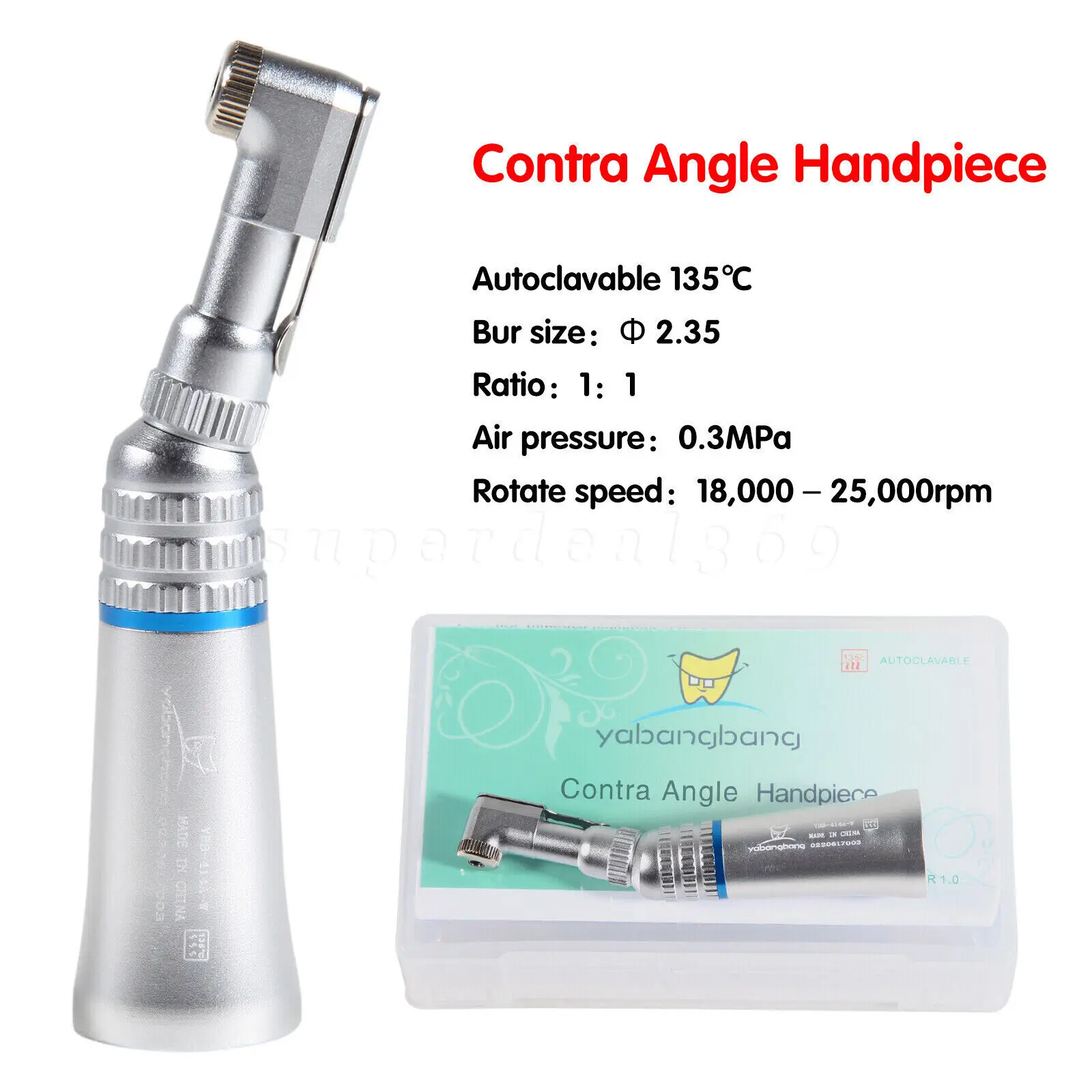 

NSK Style Dental Low Slow Speed Contra Angle Handpiece Latch 2.35 E-Type Yabangbang