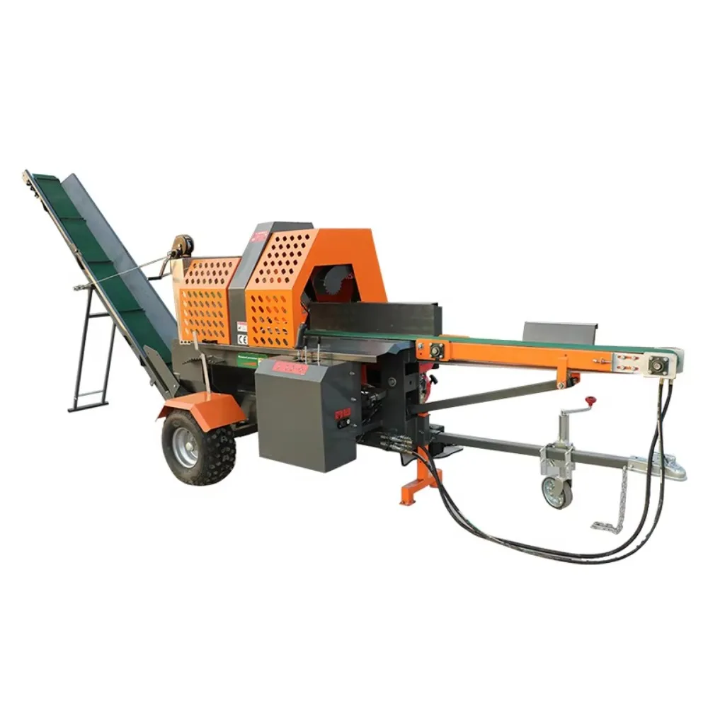 Hydraulic Log Splitter 30T Electric Wood Splitter Portable Firewood Splitting Machine for Farm Home Use