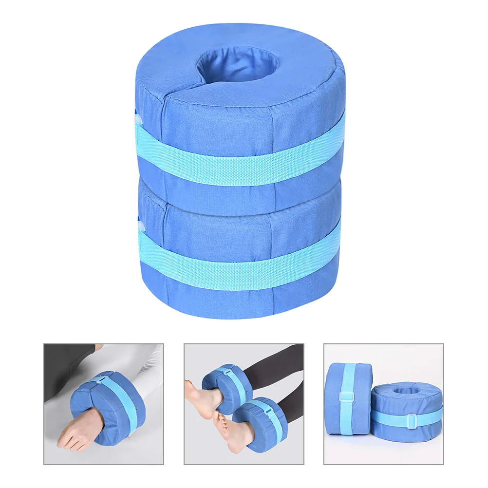 2 Pcs Bedsore Pad Ankle Lifting Tool Leg Elevation Pillows Foot Anti-decubitus Brace Support Cloth Plus Sponge Feet