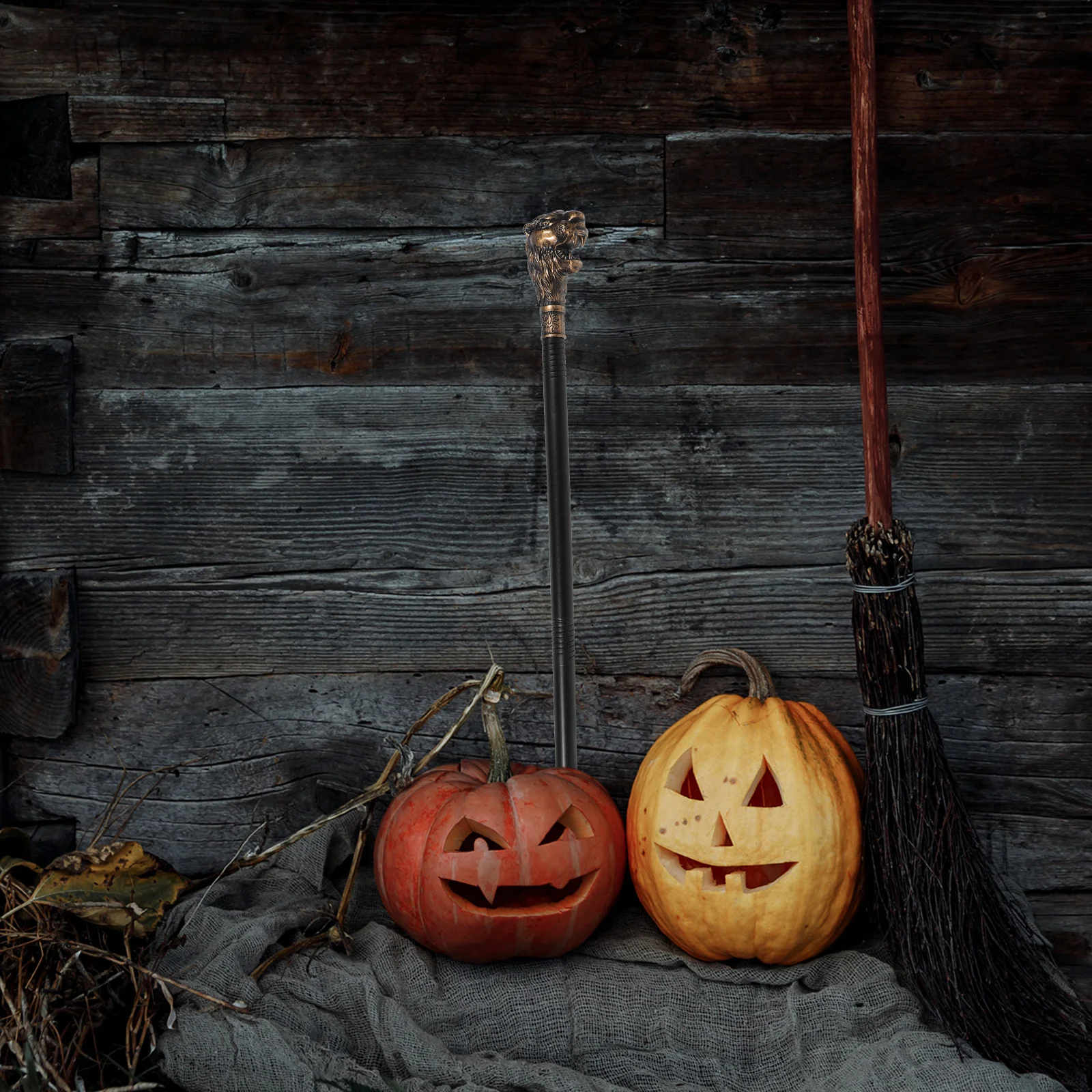 

Голова льва Хэллоуин трость реквизит креативная палочка для косплея декоративная трость вечерние реквизит для фотосессии Хэллоуин трость