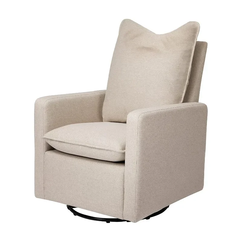 

Swivel Baby Slide Chair with Backrest and Pillow, High Performance Beach Eco Weave