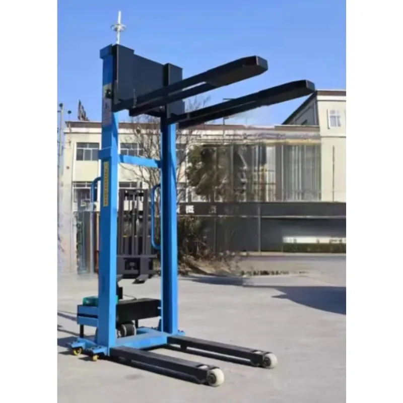 【2026】رافعة شوكية أوتوماتيكية بالكامل للرفع والنقل، رافعة شوكية كهربائية محمولة، منفذ مستودع من المصنع، قطعة أثرية سهلة التفريغ #4
