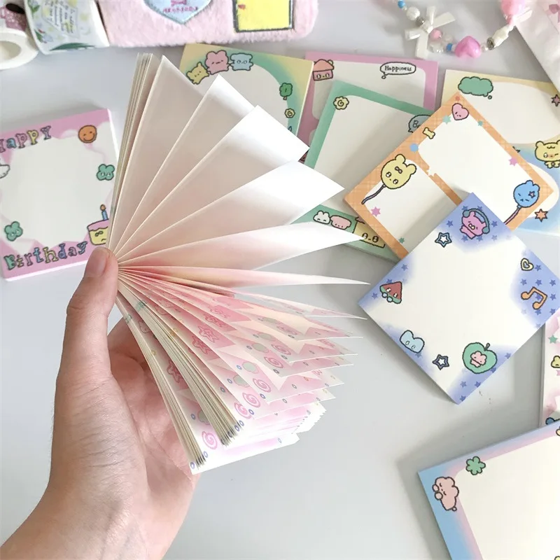 MINKYS 50 fogli Kawaii Star Memo Pads Paper To Do List Journal Note Paperlaria materiale fai da te cancelleria