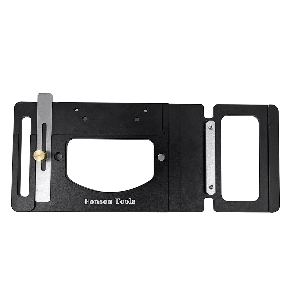 Fonson Aluminum Alloy Track Saw Square Guide Rail Square Woodworking 90 Degree Right Angle Guide Plate Square Cutting Everytime