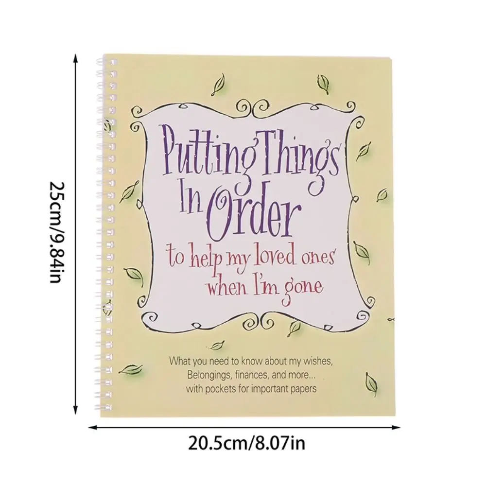 2 PCS Practical Planner Work Book Loves Gone Creative Notebook NEW Help End of Life Adult