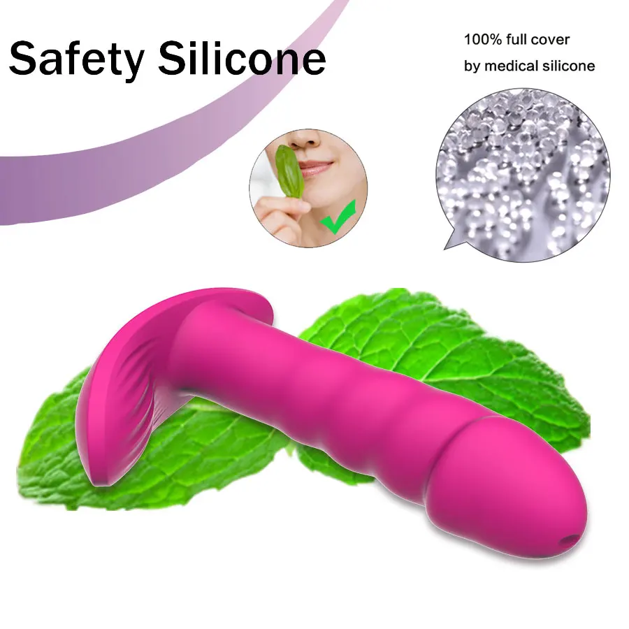 Strong Dual Motor Wearable Dildo Vibrator for Woman Remote Control G Spot Clitoris Stimulator Mute 10 Speeds Panties Vibrating