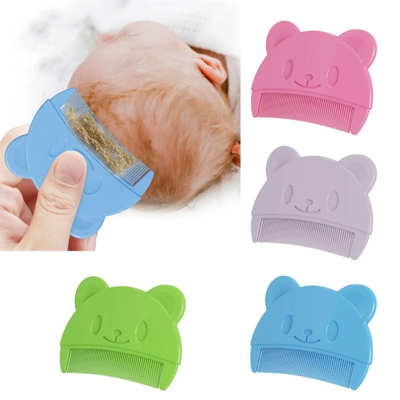 Newborn Cradle Caps Comb Bear Shape Hair Comb Baby Sensitive Skin Soothe Comb Dropshipping