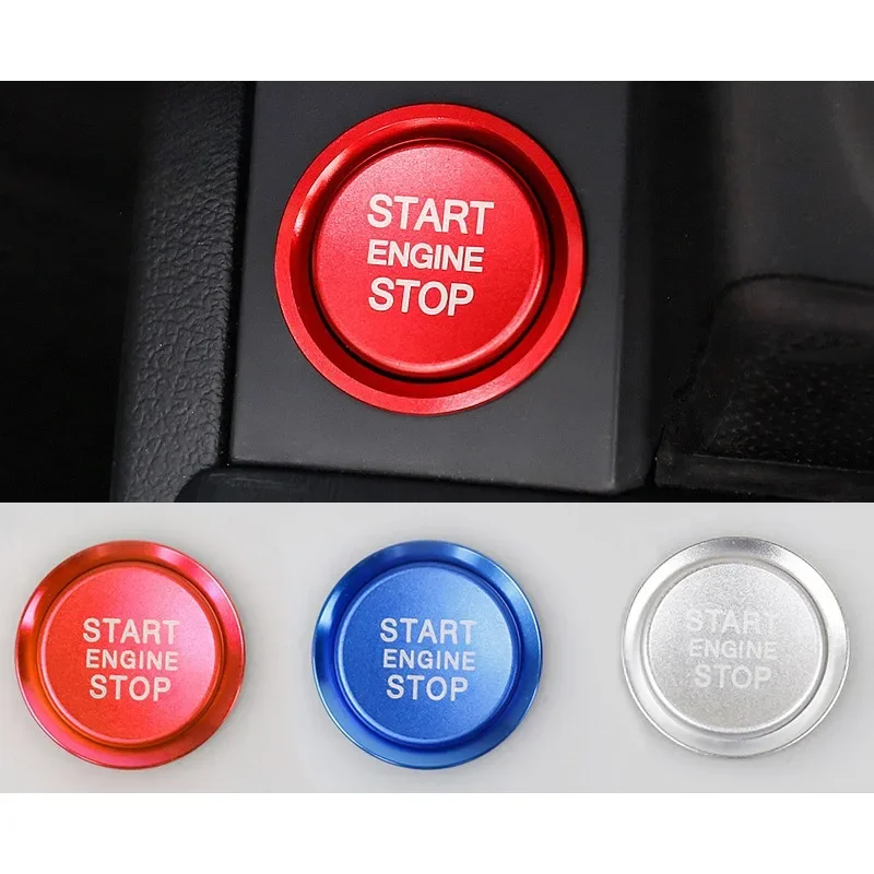 Car Engine Start Stop Push Button Circle Cover Ignition Ring Decoration for Audi A3 A4 A5 A6 B9 B8 BT A7 C7 4GB Q2 Q3 Q5 8R RS3 