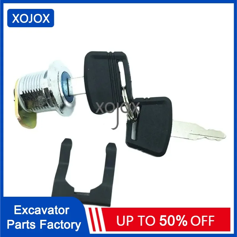 XOJOX For HITACHI ZX 200 210 240 60 70 120 -3/5/6 Excavator Side Door Lock Hydraulic Pump Water Tank Side Door Lock Core