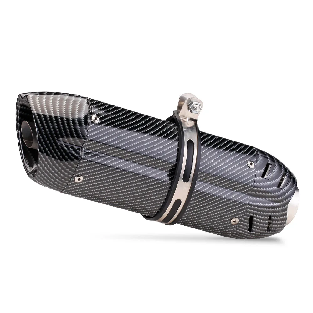 

Universal 51MM Motorcycle Exhaust Muffler For Kawasaki Er6n Sv650 Crf 230 Z800 R1 Cb650f Cb1000r Cbr250r